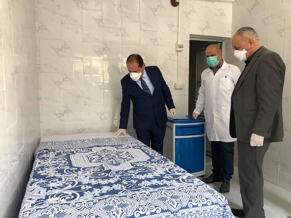 الوزير حمود يتفقد مراكز الحجر والعزل والمعالجة في محافظة طرطوس